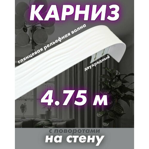 фото Гардина настенная двухрядная
