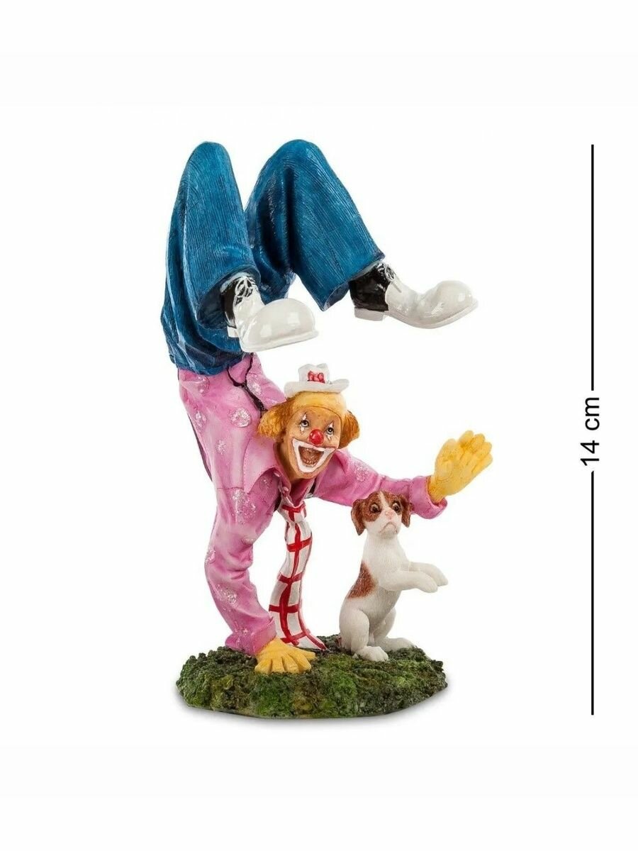 Статуэтка Клоун, 9,5*14*8,5см, , материал изготовления полистоун — фото 1