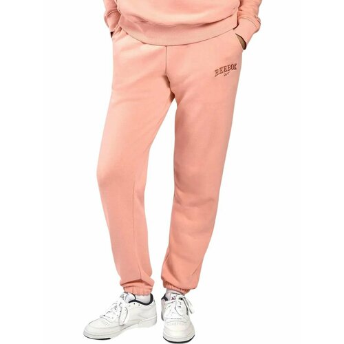 фото Брюки спортивные reebok prep track pant w, размер xs, розовый