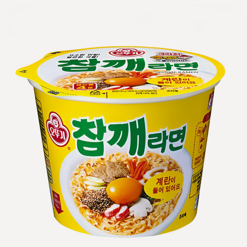 Изображение товара Лапша быстрого приготовления Ottogi Чамке с кунжутом со вкусом 110 г, Южная Корея