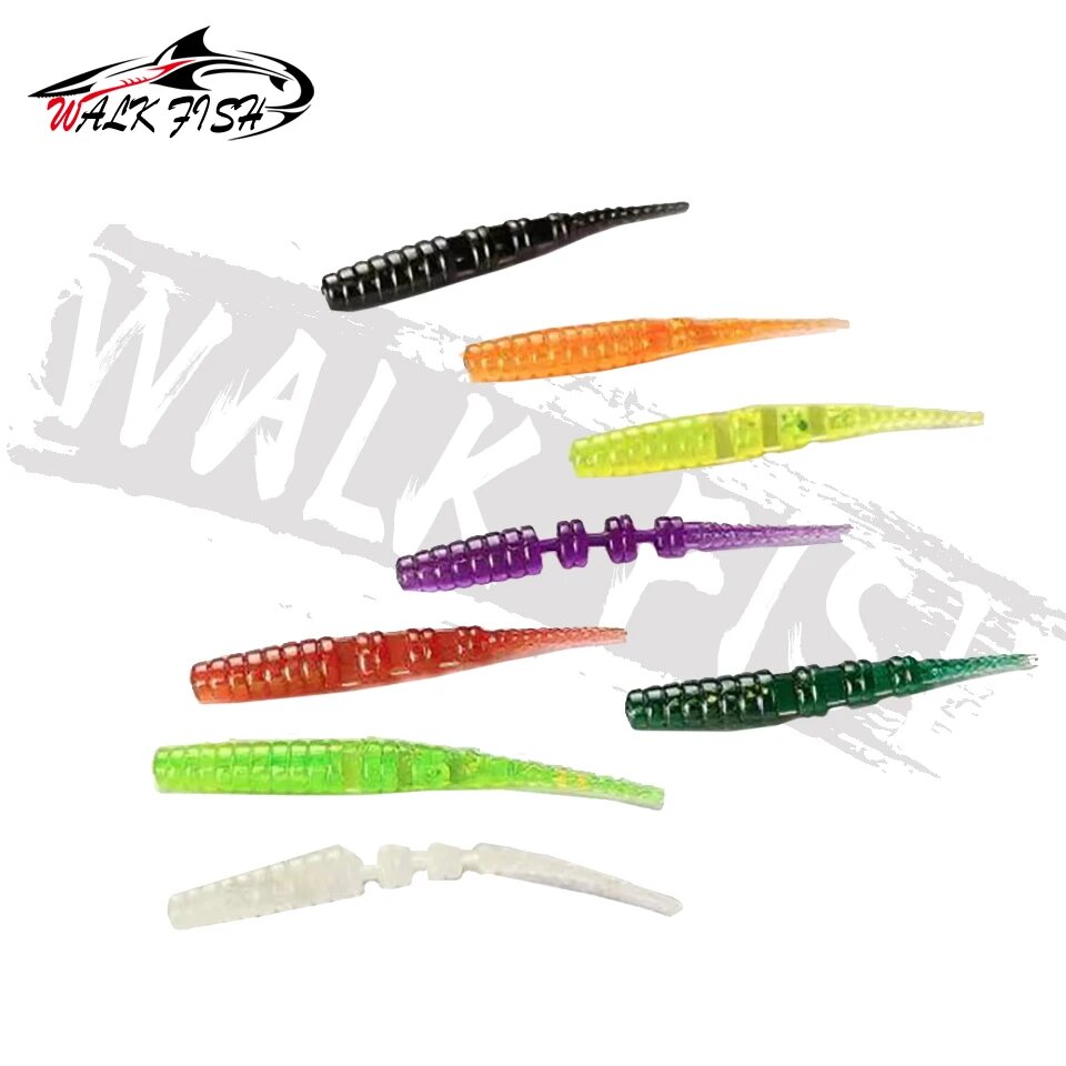 WALK FISH мягкие приманки 4-5 см, Mix color