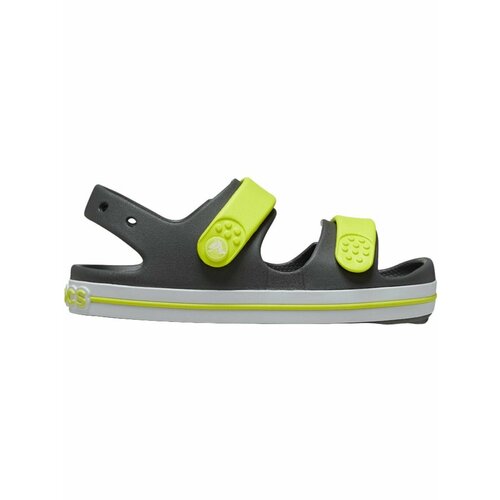 фото Сандалии crocs crocband cruiser sandal t, размер c4 us, серый/зеленый