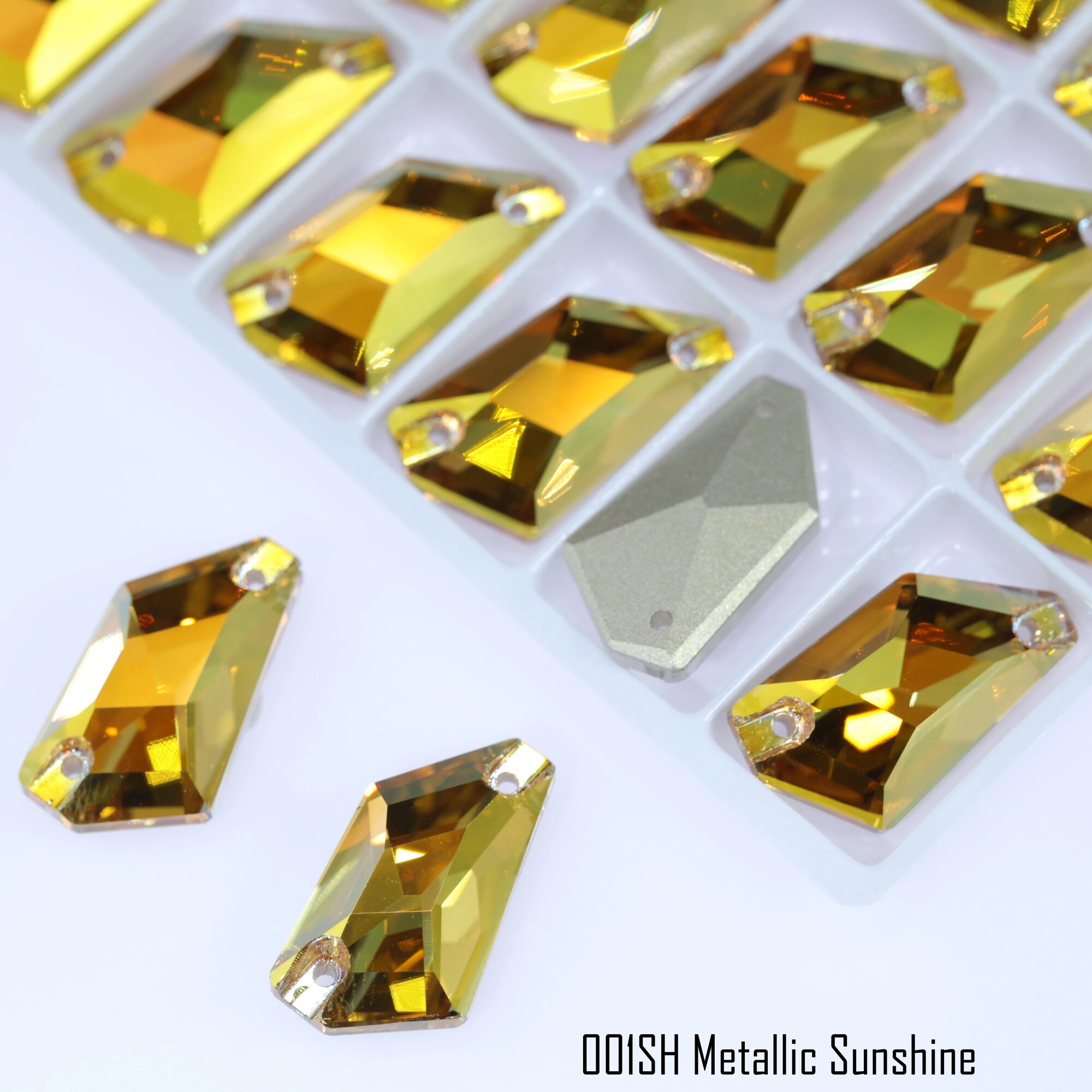 Стразы De-Art SH Metallic Sunshine, желтые