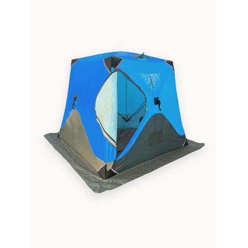 Палатка зимняя для рыбалки утепленная трехслойная куб