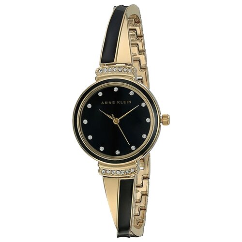 Наручные часы ANNE KLEIN Crystal Metals 2216BKGB, золотой, желтый