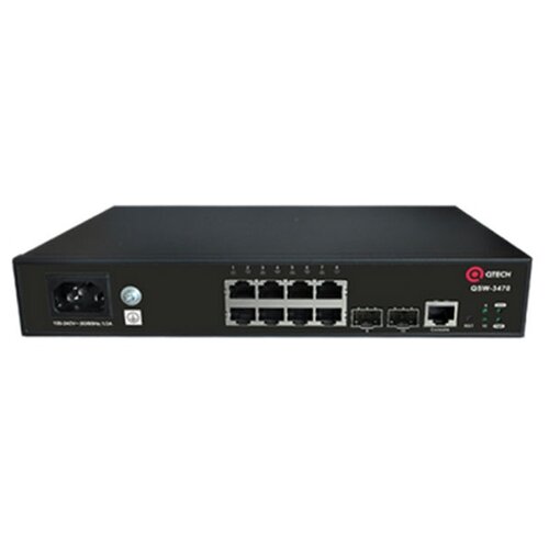 Коммутатор QTECH QSW-3470-10T-AC коммутатор qnap qsw 1105 5t 5 port