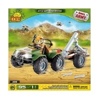 Конструктор Cobi Small Army 2191 Квадроцикл с минометом