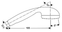 Лейка для душа Hansgrohe Croma 1jet 28511000 хром