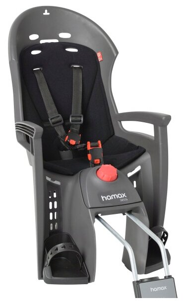 Детское велокресло Hamax Siesta With Lockable Bracket Grey/Black