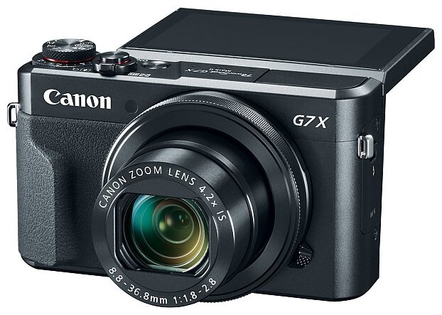 Фотоаппарат Canon PowerShot G7X Mark II черный фото 6