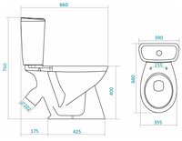 Унитаз Santek Бриз 1WH202569