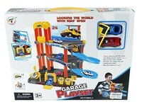 Shantou Gepai Паркинг 3-х уровневый Garage Playset P7688A-3 серый/красный/желтый/голубой