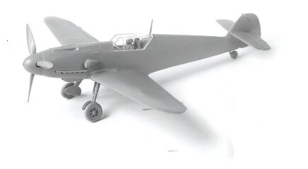 ZVEZDA Сборная модель Немецкий истребитель Мессершмитт Bf 109 F-2 - фото №3