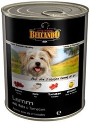 Влажный корм для собак Belcando ягненок, с рисом, с томатами 800 г
