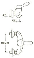 Душевая стойка Fortezza FR.RS.OTL-312.20AL/CR