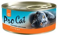 Корм для кошек Pro Cat Для кошек курица консервы (0.1 кг) 1 шт. 0.1 кг 1