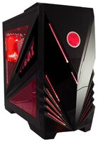 Компьютерный корпус 3Cott ViBOX w/o PSU Black/red