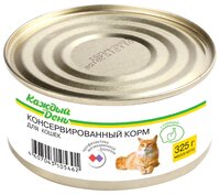 Корм для кошек Каждый День Консервы для кошек с курицей, профилактика МКБ (0.325 кг) 1 шт. 0.325 кг 