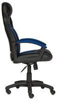 Компьютерное кресло TetChair Драйвер , обивка: текстиль/искусственная кожа , цвет: черный/оранжевый