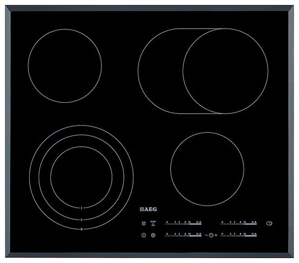AEG Электрическая варочная панель AEG HK 65407 RFB, черный