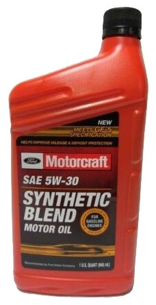 Моторное масло Ford Motorcraft SAE 5W30 Synthetic Blend 0.946 л