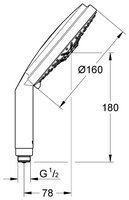 Лейка для душа Grohe Rainshower Cosmopolitan 28756000 хром