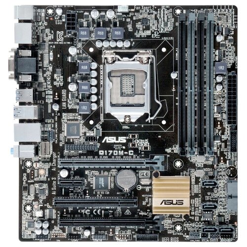 фото Материнская плата asus q170m-c