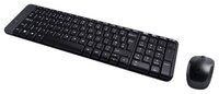 Клавиатура и мышь Logitech Wireless Combo MK220 Black USB