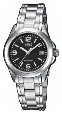 Наручные часы CASIO Collection LTP-1259PD-1A, серебряный, черный