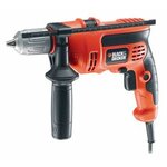 Дрель ударная BLACK+DECKER CD714CRESK 710 Вт - изображение