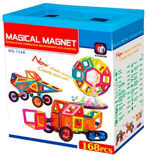 Магнитный конструктор Xinbida Magical Magnet 7168 — цены в магазинах рядом с домом на Яндекс.Маркете