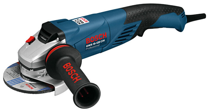 Шлифмашина угловая Bosch GWS 15-125 CIH 0601830222 {1500 Вт, 11000 об/мин, 2.3 кг }