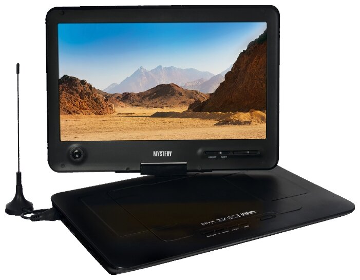 Портативный проигрыватель DVD Mystery MPS-108 черный