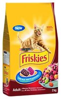 Корм для кошек Friskies Adult с мясом, печенью и зелеными овощами (2 кг)