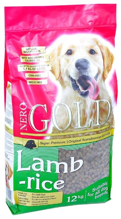 Корм для собак Nero Gold Adult Lamb & Rice