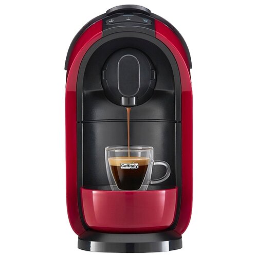 Кофемашина капсульная Caffitaly S24, black/red