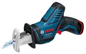 Аккумуляторная пила BOSCH GSA 10,8 V-LI 2.0Ah x2 L-BOXX, 10.8 В