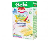 Каша Bebi безмолочная кукурузная с пребиотиками (с 5 месяцев) 200 г