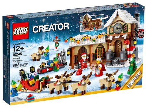 Конструктор LEGO Creator 10245 Мастерская Санты, 883 дет.