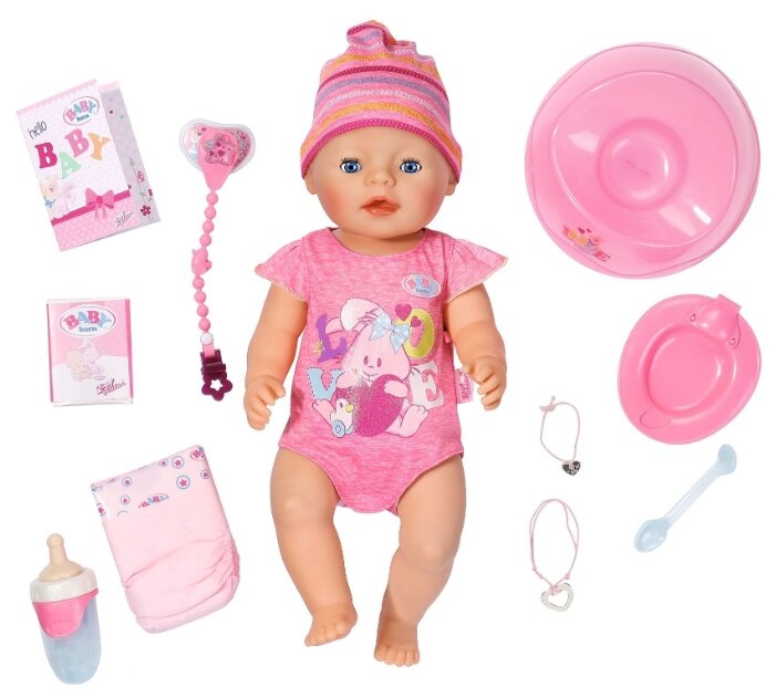 Интерактивная кукла Zapf Creation Baby Born 43 см 823-163