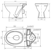 Унитаз Ifo Frisk RS021010000