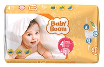 Baby Boom подгузники 4 (7-18 кг) 50 шт.