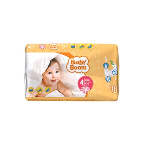 Baby Boom подгузники 4 (7-18 кг) 50 шт.