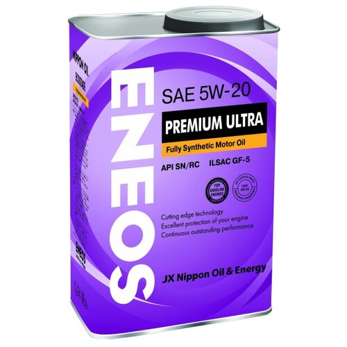 Eneos моторное масло eneos premium ultra fully synthetic 5w-20, 1л 8801252022190