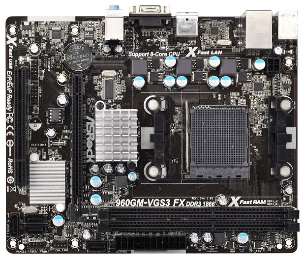 ASRock 960GM-VGS3 FX - фото №1