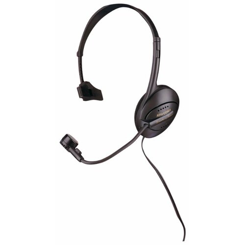 Audio-Technica ATH-COM1 (оголовье, моно, 30Гц-20кГц, 32Ом, 91 дБ/мВт / -55 дБ мик., 2 * 3,5 мм, кабель 1,5м)