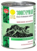 Корм для собак Зоогурман Мясное ассорти для щенков с Говядиной (0.350 кг) 5 шт.