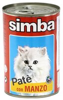 Корм для кошек Simba Паштет для кошек Говядина (0.4 кг) 3 шт.