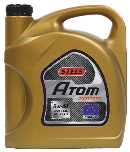 Моторное масло STELS Atom Euro 5W-40 4 л