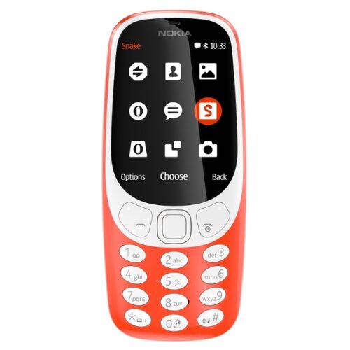 фото Телефон nokia 3310 dual sim (2017) красный (a00028102)